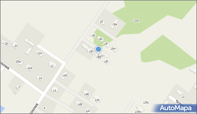 Krzaki Czaplinkowskie, Wrzosowa, 18g, mapa Krzaki Czaplinkowskie