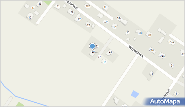 Krzaki Czaplinkowskie, Wrzosowa, 23, mapa Krzaki Czaplinkowskie