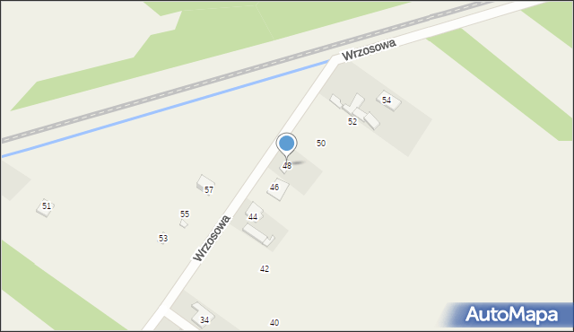 Krzaki Czaplinkowskie, Wrzosowa, 48, mapa Krzaki Czaplinkowskie