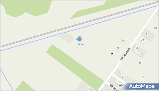 Krzaki Czaplinkowskie, Wrzosowa, 51, mapa Krzaki Czaplinkowskie