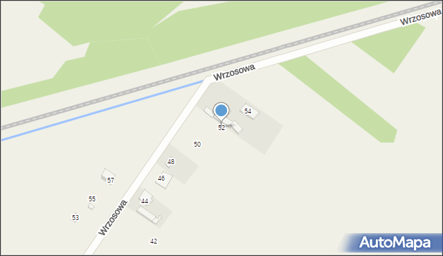 Krzaki Czaplinkowskie, Wrzosowa, 52, mapa Krzaki Czaplinkowskie