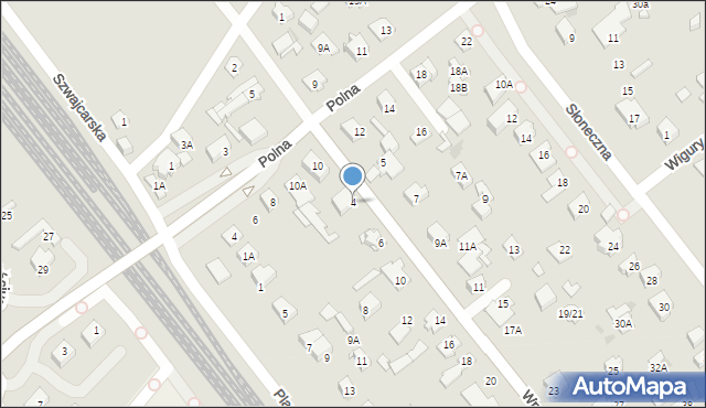 Legionowo, Wrzosowa, 4, mapa Legionowo