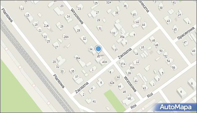 Legionowo, Wrzosowa, 40, mapa Legionowo