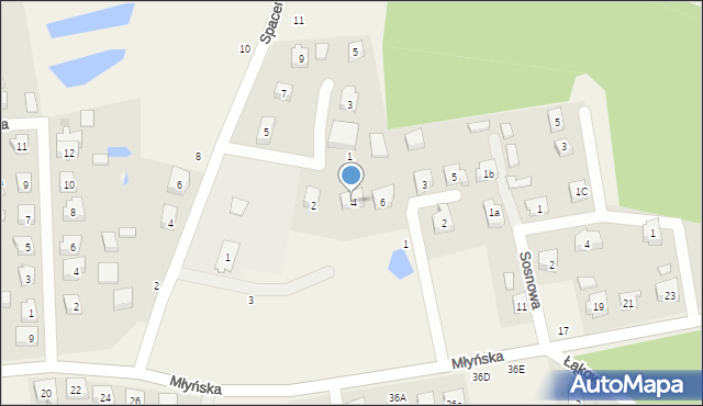 Lipusz, Wrzosowa, 4, mapa Lipusz