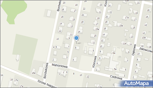 Łochowo, Wrzosowa, 8, mapa Łochowo