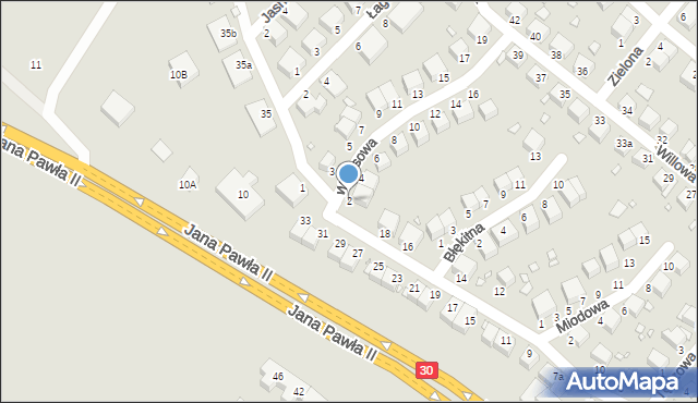 Lubań, Wrzosowa, 2, mapa Lubań