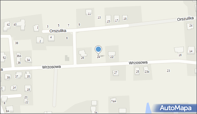 Lublewo Gdańskie, Wrzosowa, 24, mapa Lublewo Gdańskie