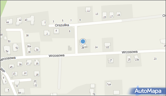 Lublewo Gdańskie, Wrzosowa, 26, mapa Lublewo Gdańskie