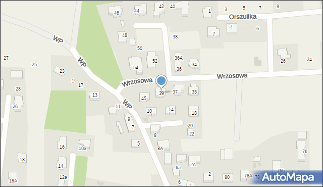 Lublewo Gdańskie, Wrzosowa, 39, mapa Lublewo Gdańskie