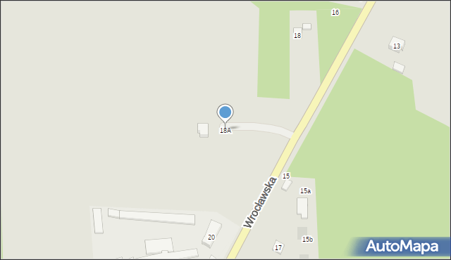 Lututów, Wrocławska, 18A, mapa Lututów