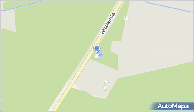 Lututów, Wrocławska, 21, mapa Lututów