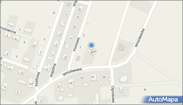 Lutynia, Wrocławska, 19, mapa Lutynia