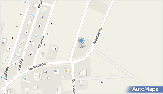 Lutynia, Wrocławska, 23, mapa Lutynia