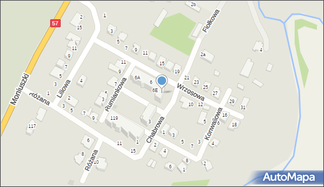 Maków Mazowiecki, Wrzosowa, 6F, mapa Maków Mazowiecki