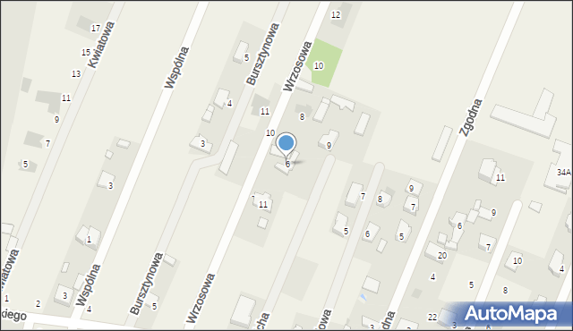 Maków Nowy, Wrzosowa, 6, mapa Maków Nowy