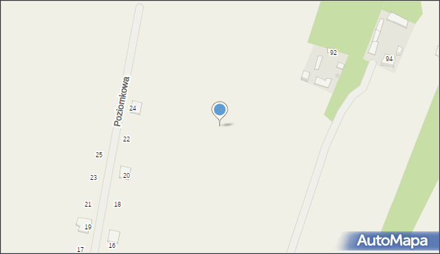 Małęczyn, Wrzosowa, 23, mapa Małęczyn