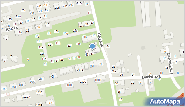 Marki, Wronia, 37, mapa Marki