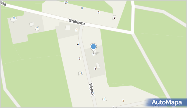 Męcikał, Wryczy Józefa, ks., 3, mapa Męcikał