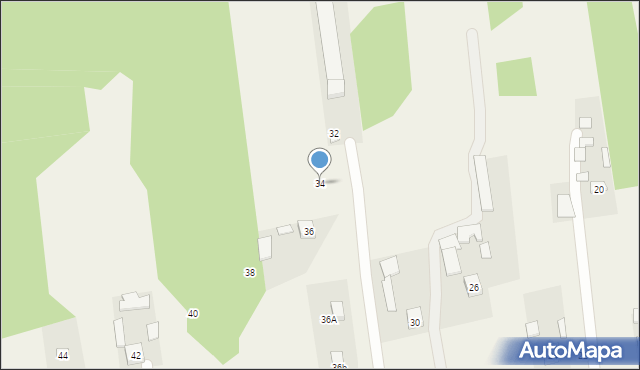 Micigózd, Wrzosowa, 34, mapa Micigózd