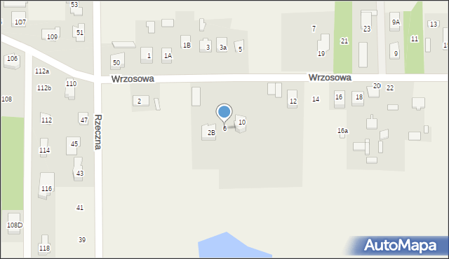 Nadma, Wrzosowa, 6, mapa Nadma