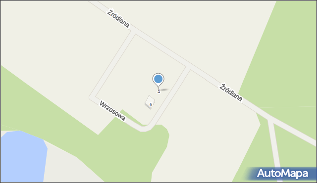 Nietków, Wrzosowa, 4, mapa Nietków