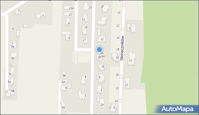 Nowe Chechło, Wrzosowa, 10, mapa Nowe Chechło