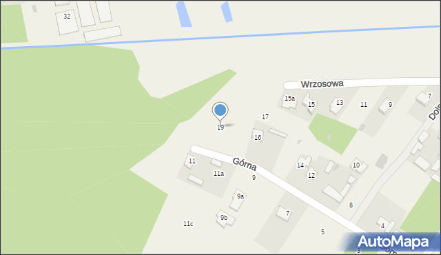 Nowe Opole, Wrzosowa, 19, mapa Nowe Opole