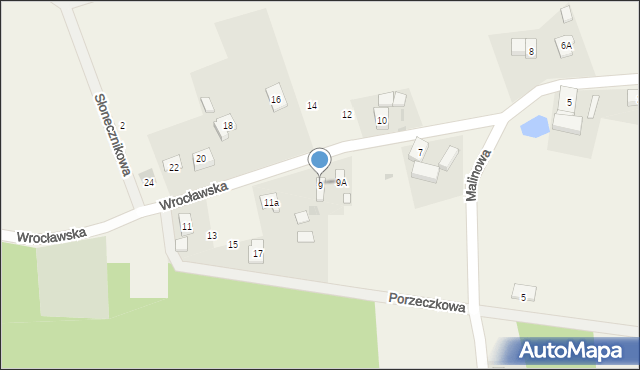 Nowy Dwór, Wrocławska, 9, mapa Nowy Dwór