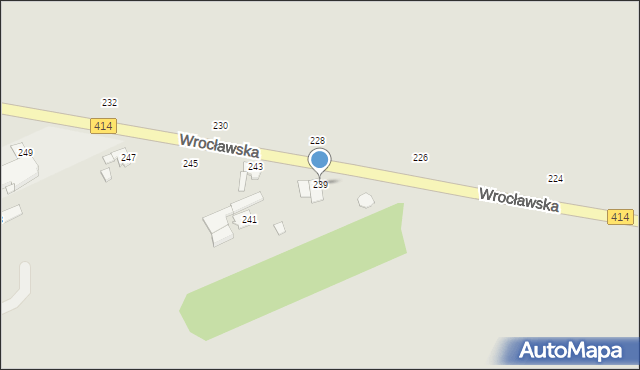 Opole, Wrocławska, 239, mapa Opola