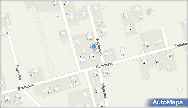 Osiedle Poznańskie, Wrzosowa, 1, mapa Osiedle Poznańskie