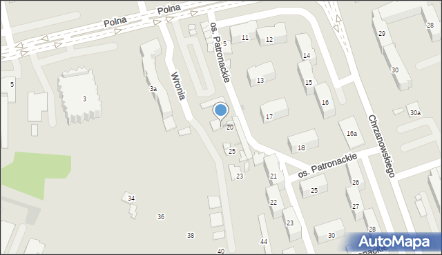 Ostrowiec Świętokrzyski, Wronia, 27, mapa Ostrowiec Świętokrzyski