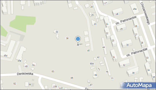 Ostrowiec Świętokrzyski, Wronia, 38, mapa Ostrowiec Świętokrzyski