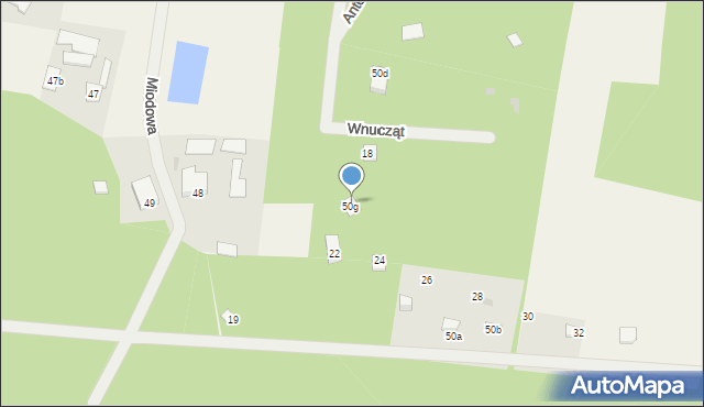 Ostrybór, Wrzosów, 20, mapa Ostrybór