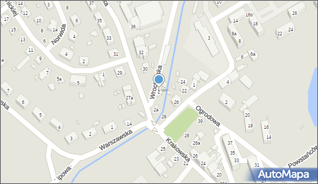 Otmuchów, Wrocławska, 2, mapa Otmuchów