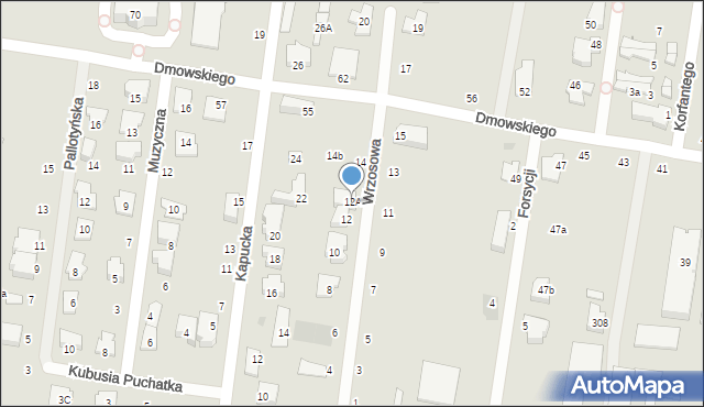 Ożarów Mazowiecki, Wrzosowa, 12A, mapa Ożarów Mazowiecki