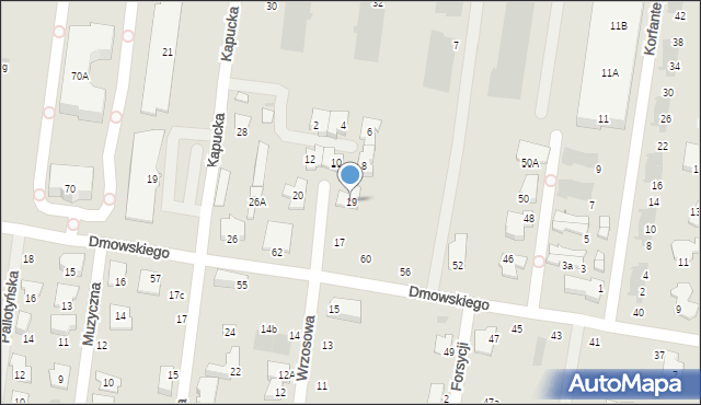 Ożarów Mazowiecki, Wrzosowa, 19, mapa Ożarów Mazowiecki