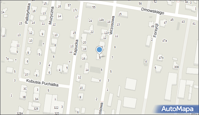 Ożarów Mazowiecki, Wrzosowa, 8, mapa Ożarów Mazowiecki