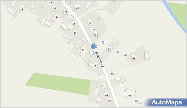 Paprotnia, Wrzosowa, 29, mapa Paprotnia