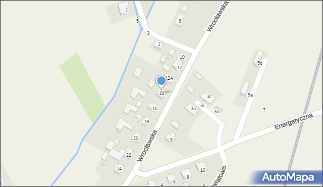 Pasikurowice, Wrocławska, 14, mapa Pasikurowice