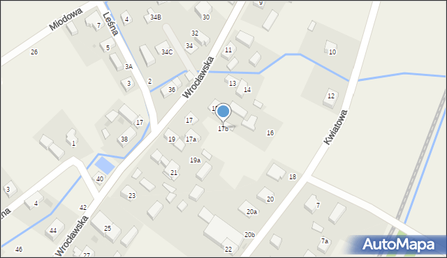 Pasikurowice, Wrocławska, 17b, mapa Pasikurowice