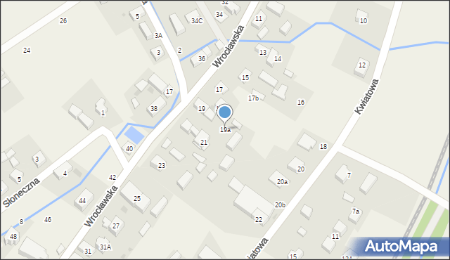 Pasikurowice, Wrocławska, 19a, mapa Pasikurowice
