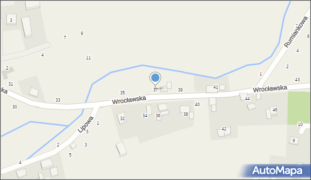 Pierwoszów, Wrocławska, 37, mapa Pierwoszów
