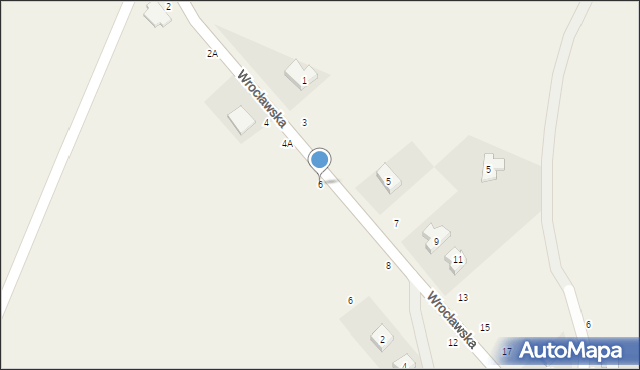 Pierwoszów, Wrocławska, 6, mapa Pierwoszów