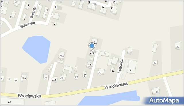 Pietrzykowice, Wrocławska, 27b, mapa Pietrzykowice