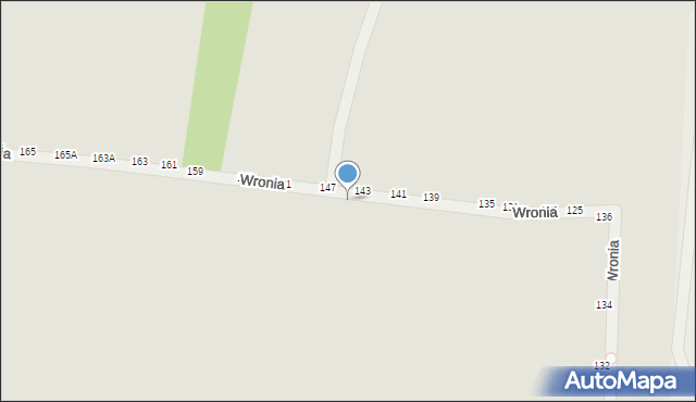 Piotrków Trybunalski, Wronia, 160, mapa Piotrków Trybunalski