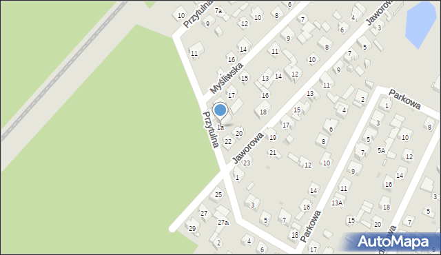 Płock, Wrzosowa, 1a, mapa Płock