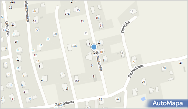 Pogwizdów, Wrocławska, 7, mapa Pogwizdów