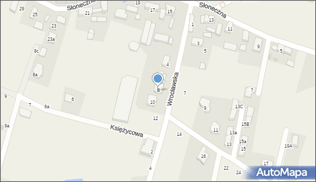 Pruszowice, Wrocławska, 8, mapa Pruszowice