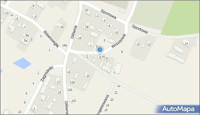 Przedmość, Wrzosowa, 4, mapa Przedmość