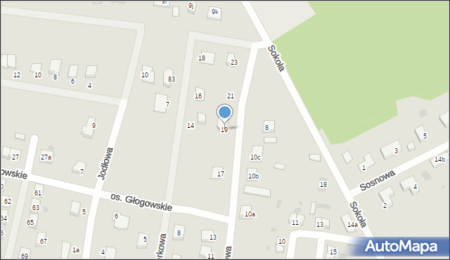 Przemków, Wrzosowa, 19, mapa Przemków